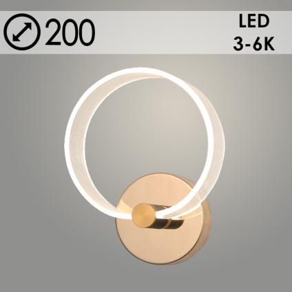 Бра 3153/1W A FGD золото 2х10W LED 3000-6000K d200, 24